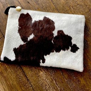 Claire Vivier pony hair zip clutch